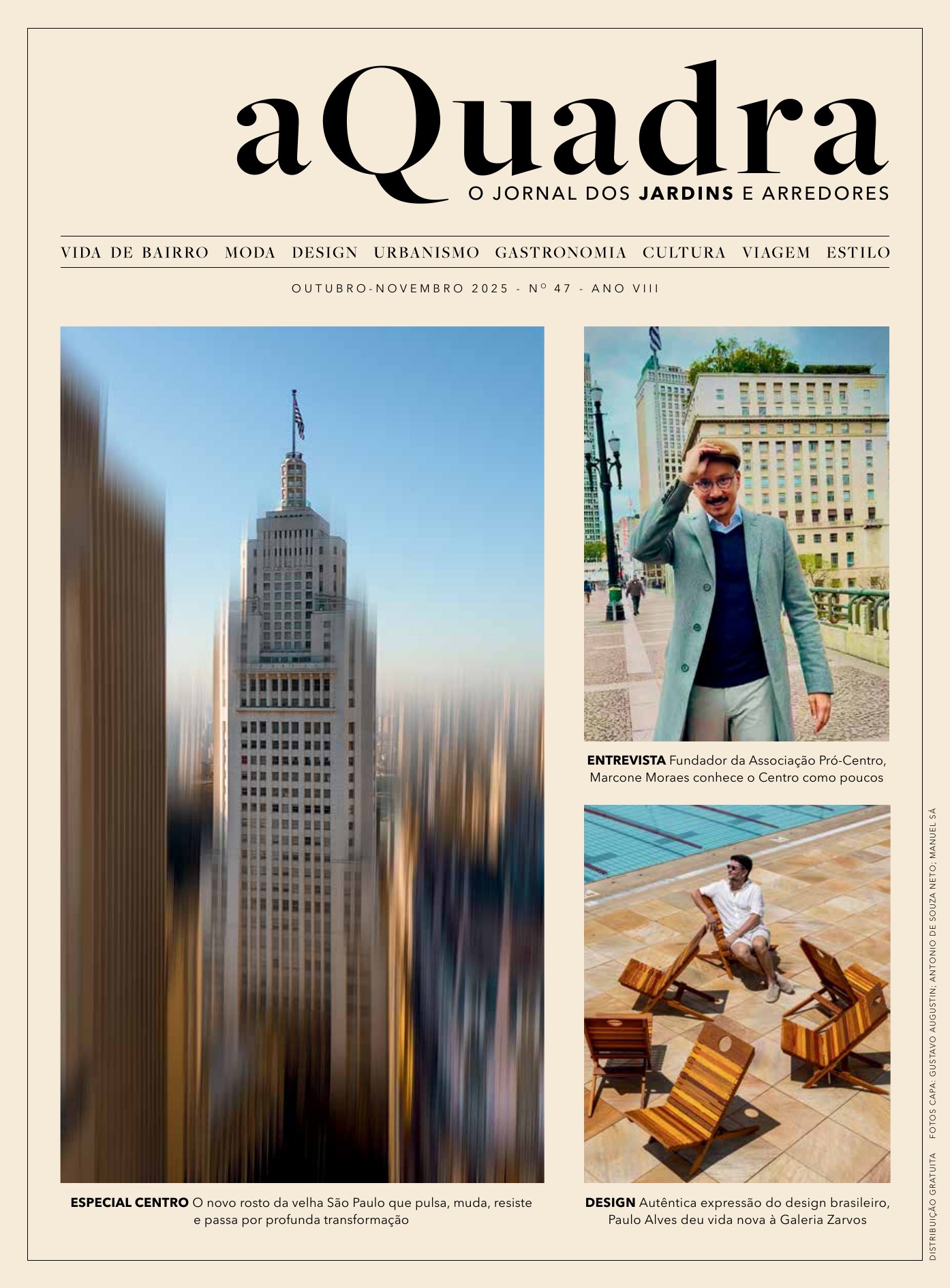 Capa da edição 47 da revista aQuadra — Outubro — Novembro 2025
